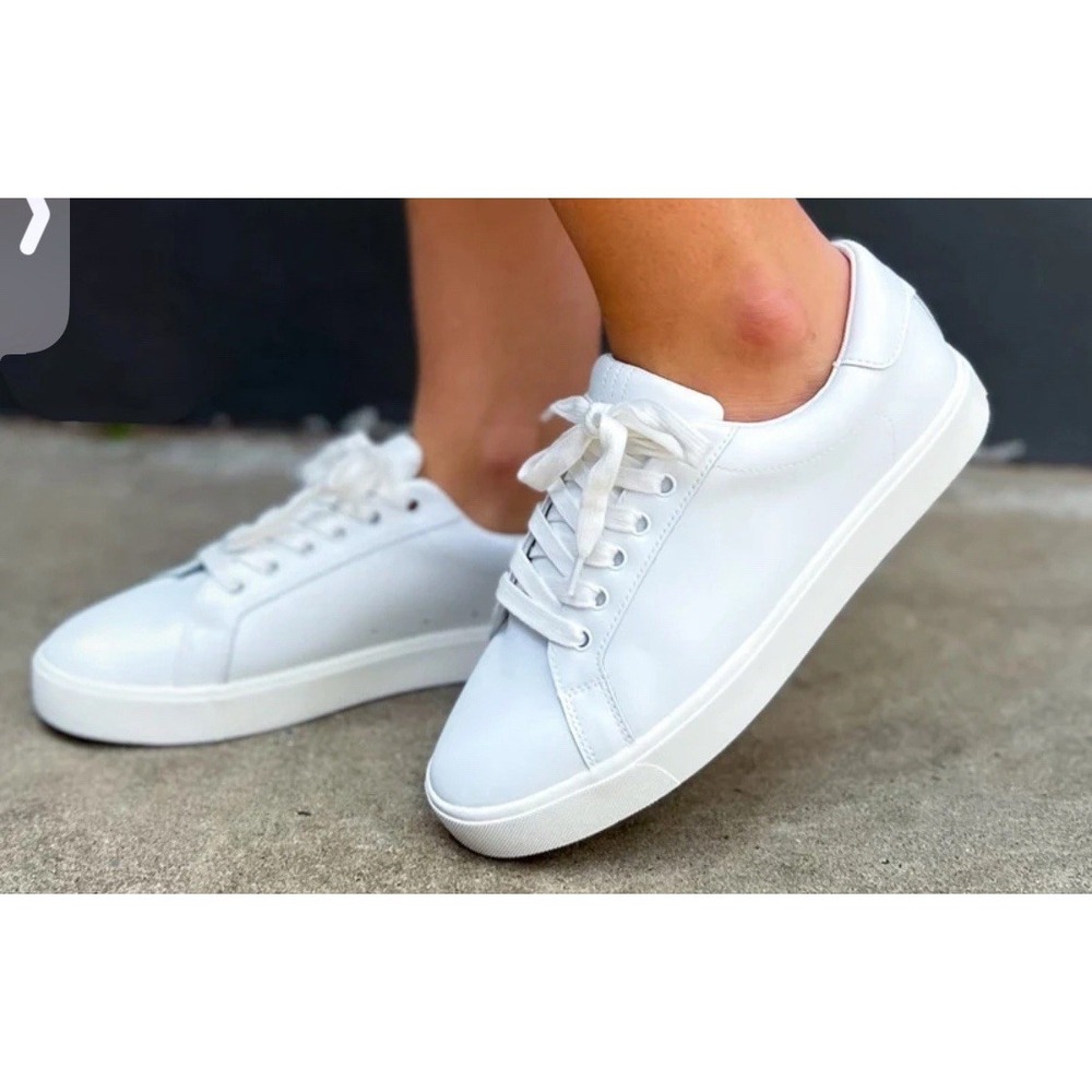 Sam Edelman Women s Ethyl Lace Up Sneakers Size 11 Leather White New